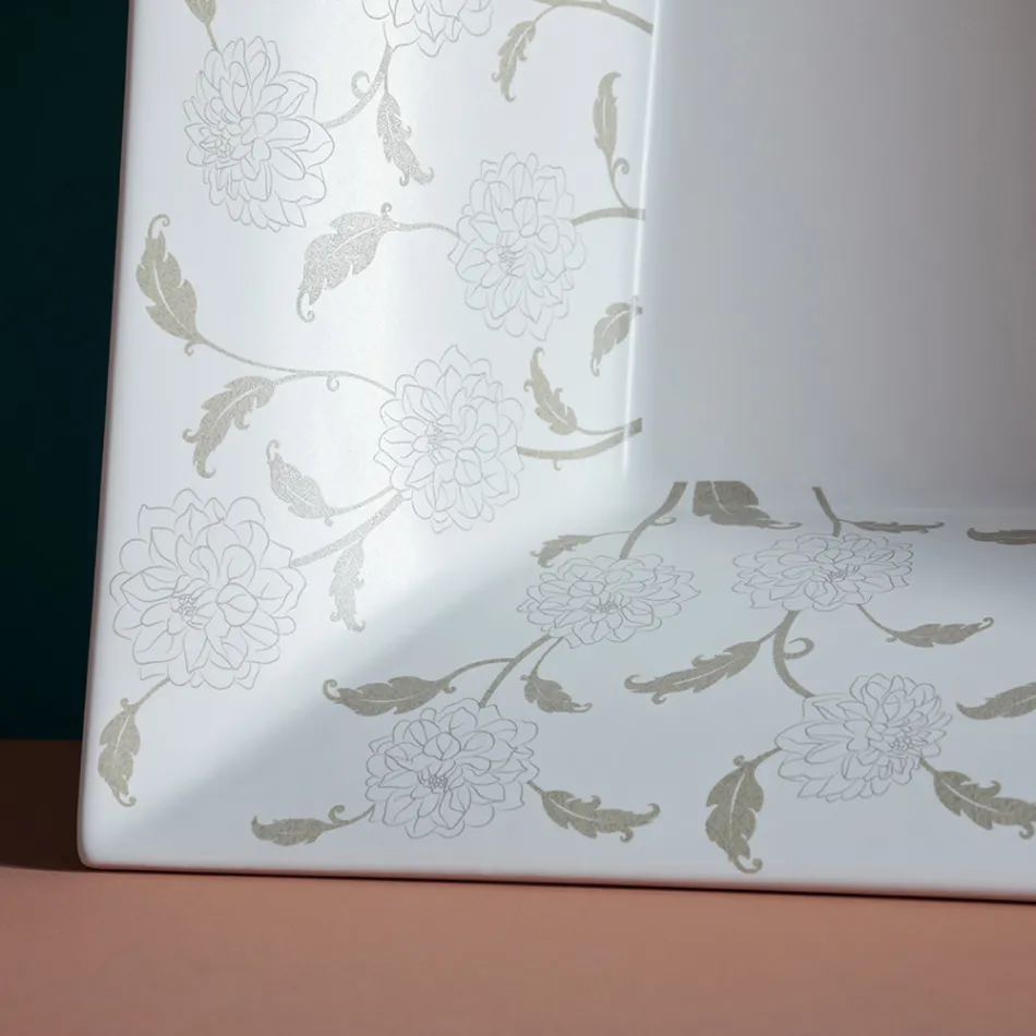 Lavoar semi-încastrat din Fire Clay din diferite finisaje Made in Italy - Ultima Viadurini