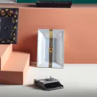 Lavoar semi-încastrat din Fire Clay din diferite finisaje Made in Italy - Ultima Viadurini