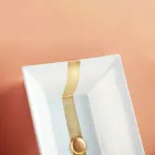 Lavoar semi-încastrat din Fire Clay din diferite finisaje Made in Italy - Ultima Viadurini