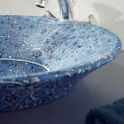 Lavoar semi-încastrat din Fire Clay în diferite finisaje Made in Italy - Capatosta Viadurini