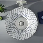 Lavoar semi-încastrat din Fire Clay în diferite finisaje Made in Italy - Capatosta Viadurini