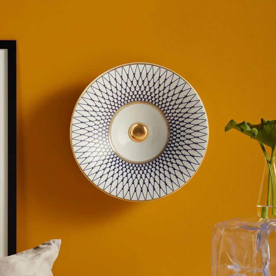 Lavoar semi-încastrat din porțelan francez de calitate superioară - Pausa Viadurini