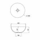Sfeclă sferică de spălat sferică Ø40cm Made in Italy Leivi Viadurini