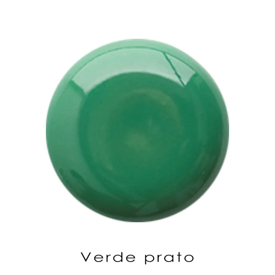 Chiuvetă unghiulară suspendată în ceramică albă și colorată de 42 cm - Angelino Viadurini