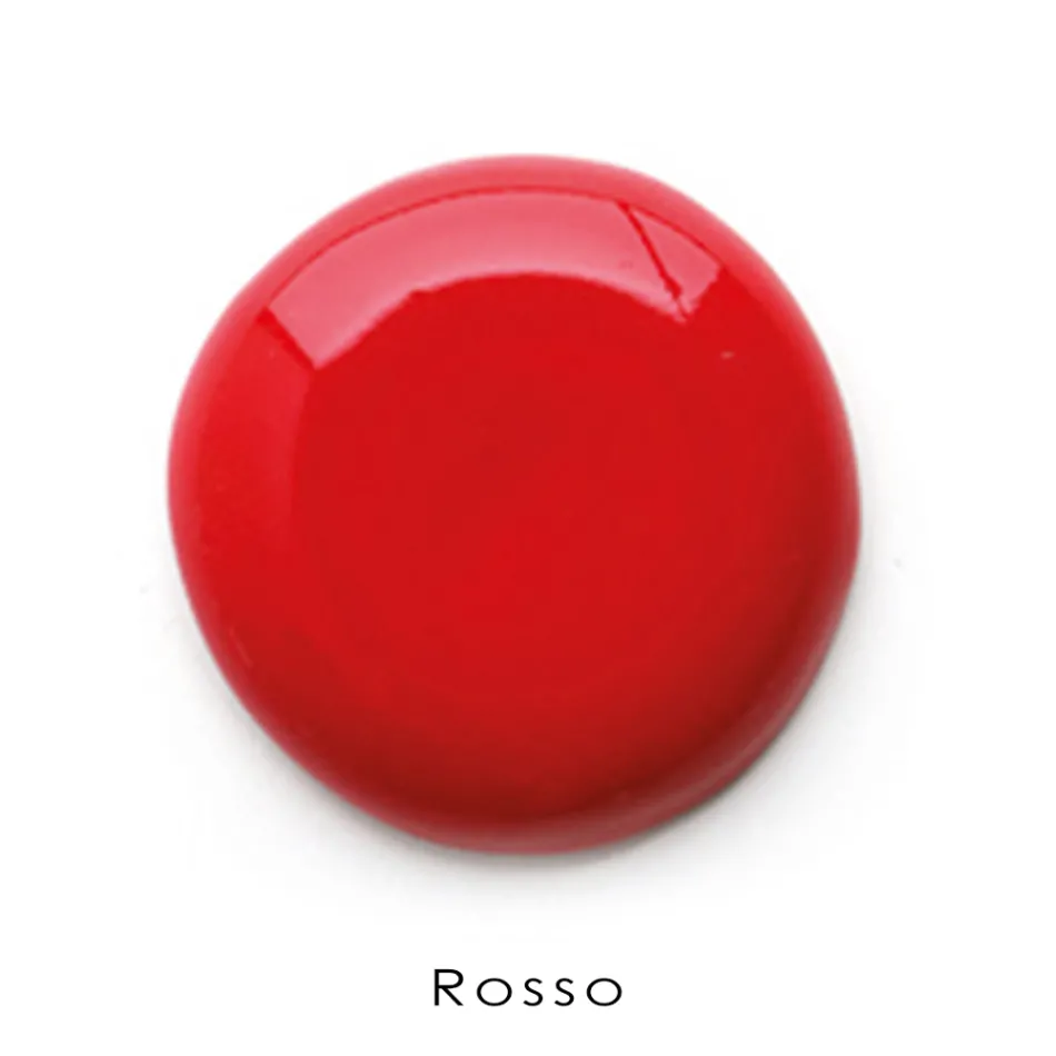 Chiuvetă unghiulară suspendată în ceramică albă și colorată de 42 cm - Angelino Viadurini