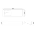 Concept de proiectare de perete chiuveta de perete Conceput in Italia Viadurini