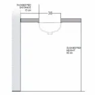 Un chiuvetă subacounteră barocă în argilă și platină din Italia, Aegean Viadurini