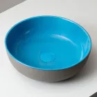 Lavoar de blat în Raku închis, fabricat în Italia - Drip Viadurini