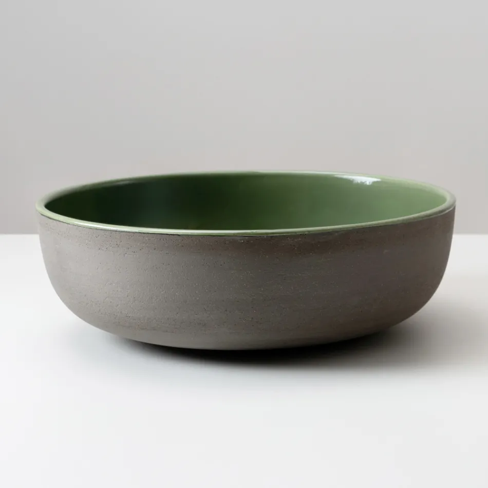 Lavoar de blat în Raku închis, fabricat în Italia - Drip Viadurini