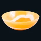 chiuvetă rotund în Onyx portocaliu Aris Viadurini