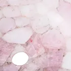 chiuveta rotunda cuart roz Paloma, confecționate manual Viadurini