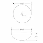 Blat de răsucit cu banchetă modernă în metal Niano Loano Viadurini