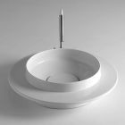 baie chiuveta rotund design modern din ceramică Kathy Viadurini