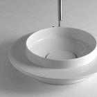baie chiuveta rotund design modern din ceramică Kathy Viadurini
