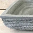 Proiectați chiuvetă verde în piatră Hilda Viadurini