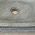 Proiectați chiuvetă verde în piatră Hilda Viadurini