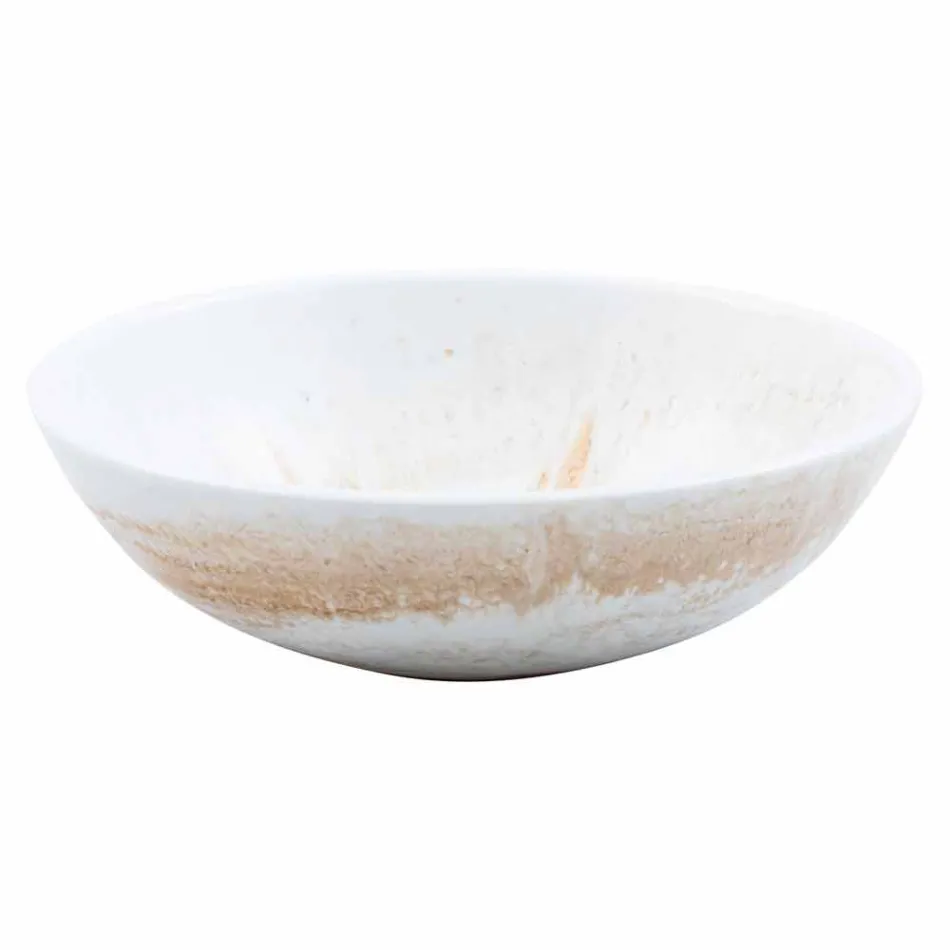 Lavoar cu suport de proiectare în rășină de aur - Dogliola Viadurini