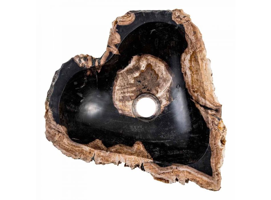 Chiuveta standata din lemn fosil, Neirone Viadurini