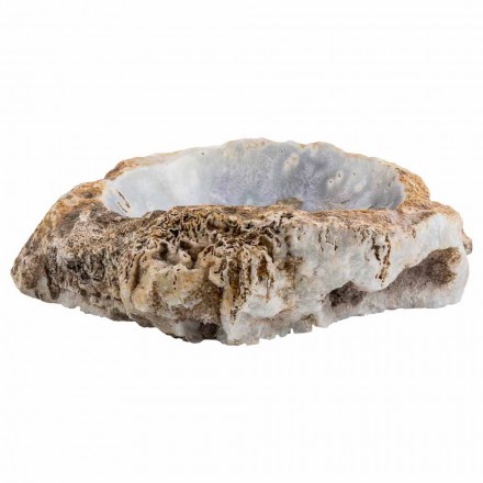 Blat de mână manual din piatră de agat, Posina Viadurini