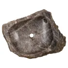 Chiuvetă de blat realizată manual din piatră de cuarț fumuriu, Vigasio Viadurini