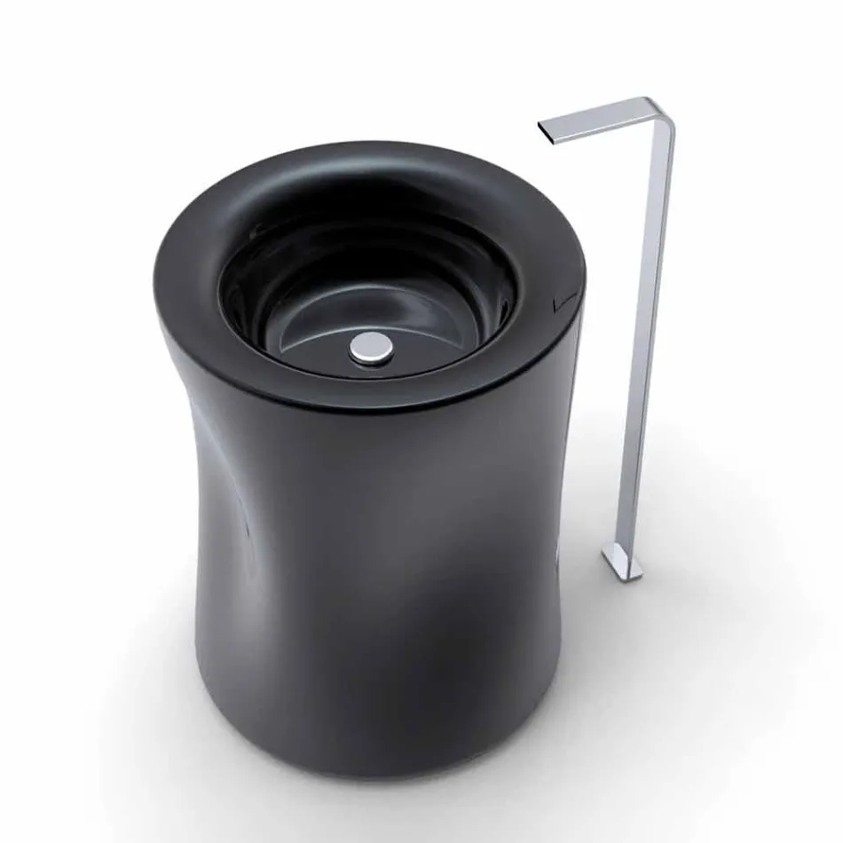 Chiuveta de sine stătătoare modernă produsă în Italia, Syracuse Viadurini