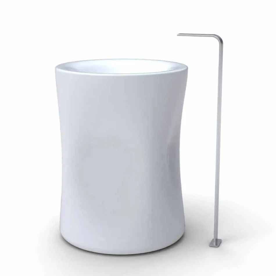 Chiuveta de sine stătătoare modernă produsă în Italia, Syracuse Viadurini