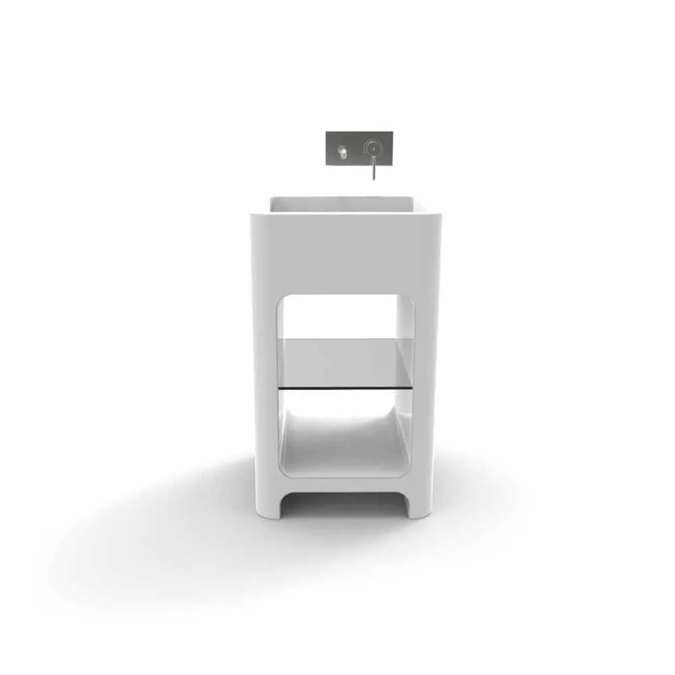 Chiuveta monobloc independentă, realizată în Italia, Tufino Viadurini