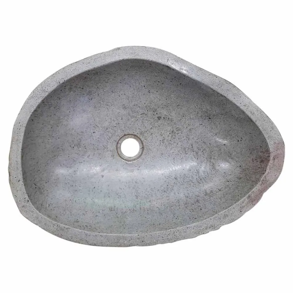 Chiuveta modernă din blaturi din piatră, Buriasco Viadurini