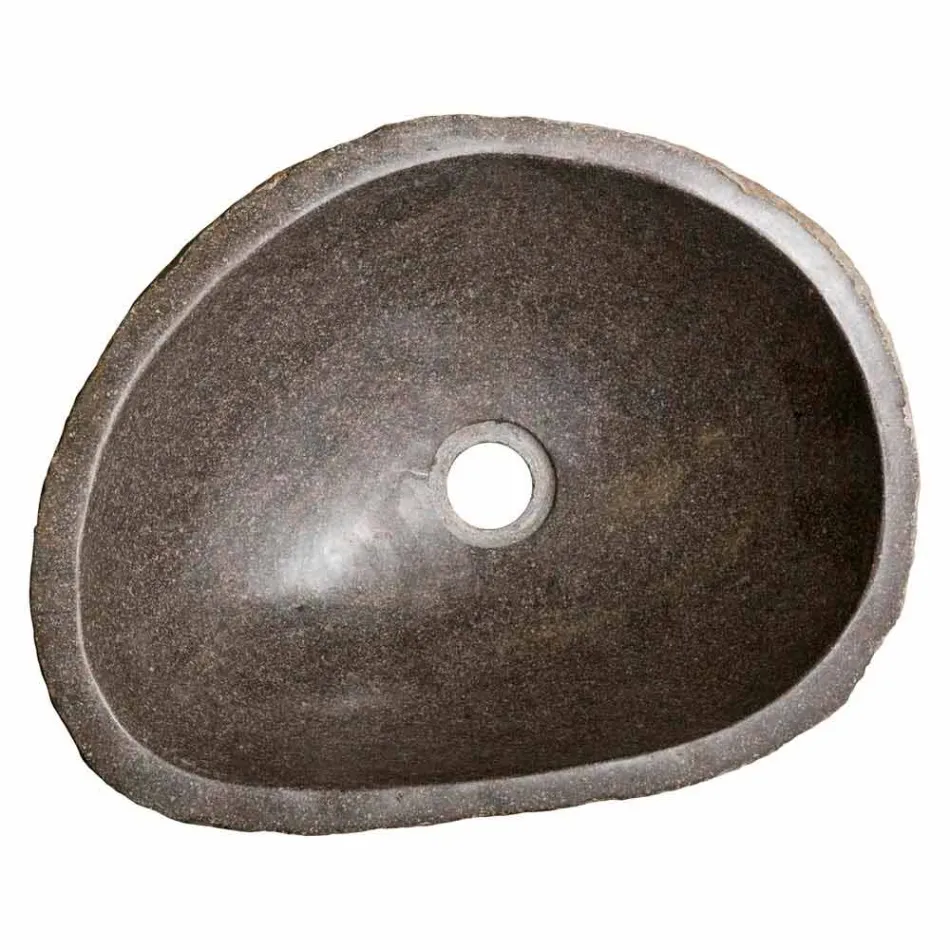 Chiuveta modernă din blaturi din piatră, Buriasco Viadurini