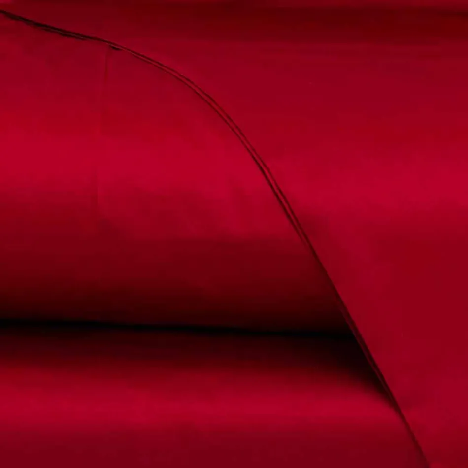 Set de foi de bumbac satinat pentru o culoare dublă pentru pat dublu - Freesia Viadurini