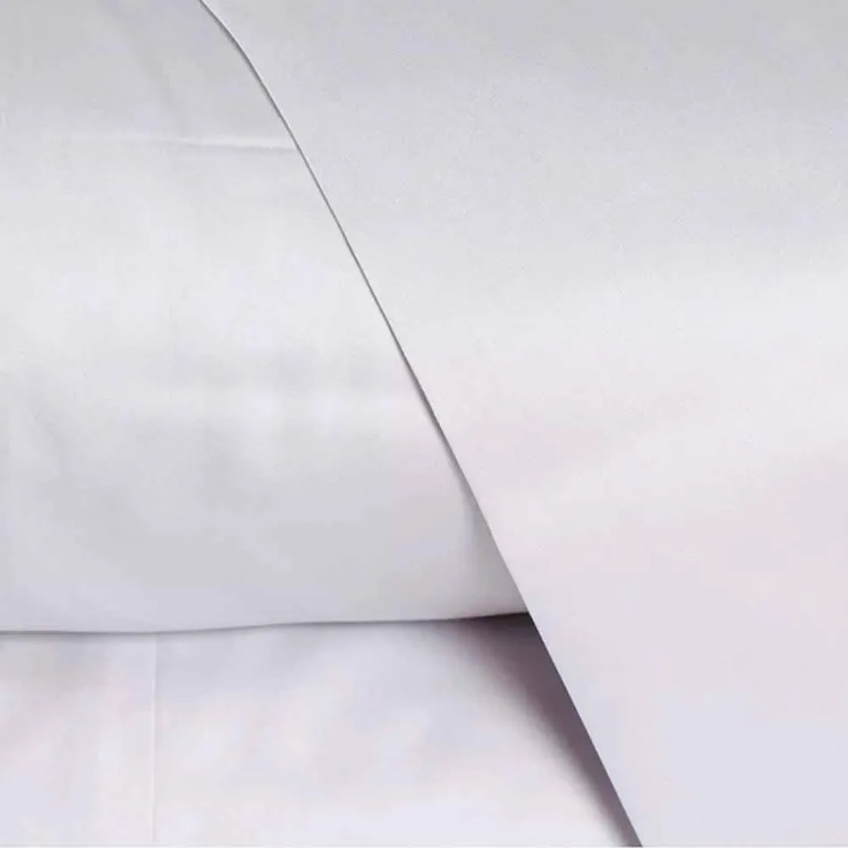 Set de foi de bumbac satinat pentru o culoare dublă pentru pat dublu - Freesia Viadurini