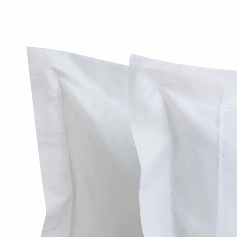 Foi solide de culoare completă din satin de bumbac pentru pat dublu - hibiscus Viadurini