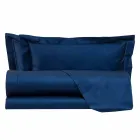 Foi solide de culoare completă din satin de bumbac pentru pat dublu - hibiscus Viadurini