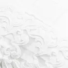 Cearceaf de in alb de inalta calitate cu dantela pentru pat dublu - Fiumana Viadurini