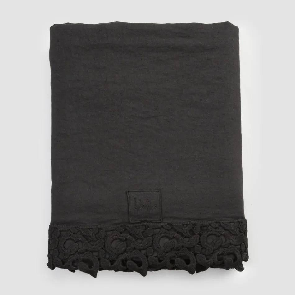 Lenjerie de pat dublu cu Dantela Poema, 3 Finisaje - Dulcis Viadurini