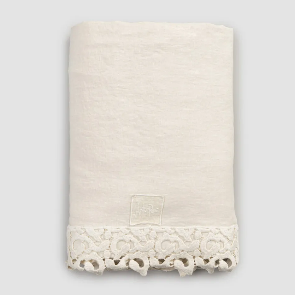 Lenjerie de pat dublu cu Dantela Poema, 3 Finisaje - Dulcis Viadurini