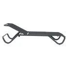 Șezlong de exterior Solaya 194x65 cm din aluminiu și textilenă Viadurini