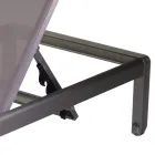 Șezlong în aer liber realizat din aluminiu anodizat și Textilene - Block Viadurini