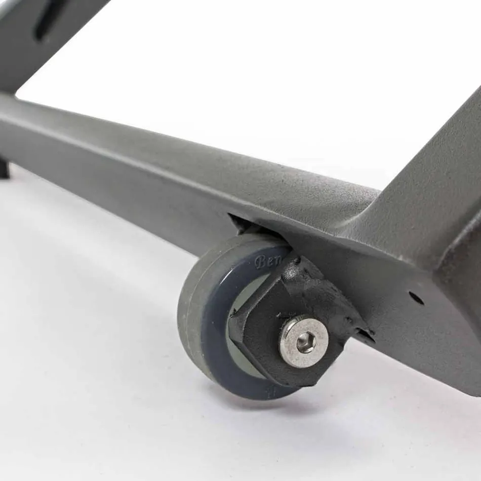 Șezlongul înclinat în exterior cu roți din aluminiu și textilen - Bijuterie Viadurini