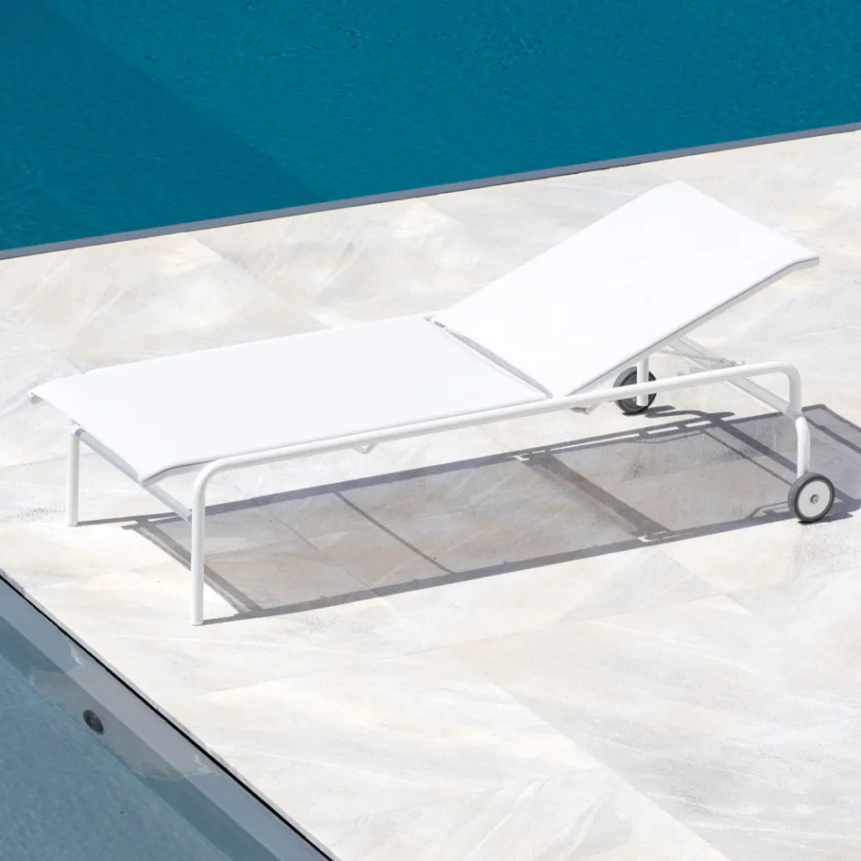 Patut de gradina stivuibil din otel Made in Italy 2 piese - Arwen Viadurini