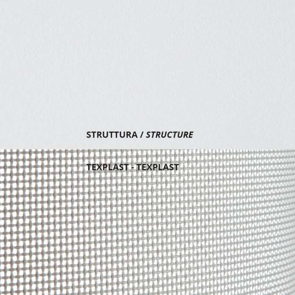 Patut de gradina stivuibil din otel Made in Italy 2 piese - Arwen Viadurini