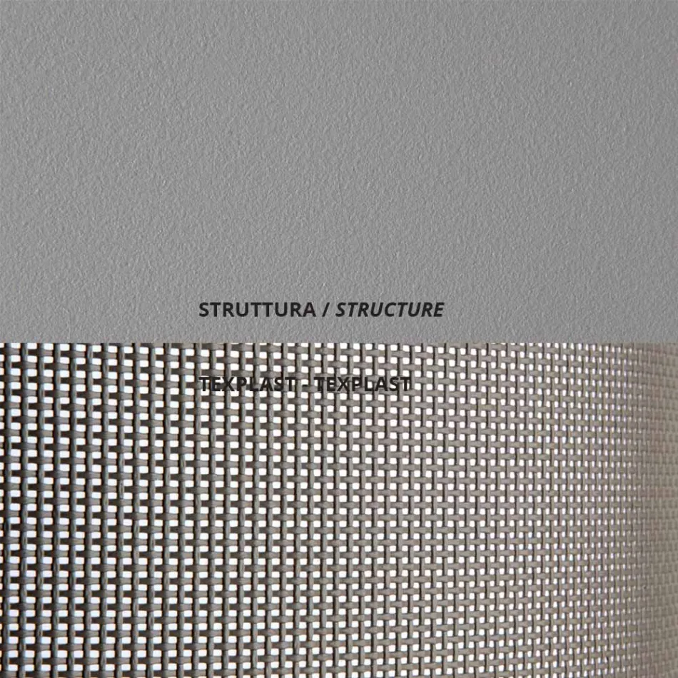 Patut de gradina stivuibil din otel Made in Italy 2 piese - Arwen Viadurini