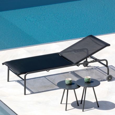 Patut de gradina stivuibil din otel Made in Italy 2 piese - Arwen Viadurini