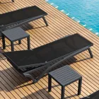 Sezlong de gradina stivuibil din Polipropilena si Textilena Colorata - Artelia Viadurini