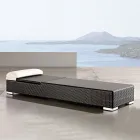 Sezlong de grădină din Polyrattan țesut manual - Experia Viadurini