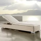 Sezlong de grădină din Polyrattan țesut manual - Experia Viadurini