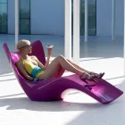 Surf de pat de grădină Vondom, design modern din polietilenă Viadurini