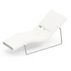 Sezlong de gradina din polietilena de diferite culori cu suport metalic - Bollo Viadurini