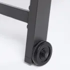 Sezlong de gradina modern din aluminiu cu roti pentru exterior - Franz Viadurini