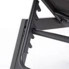 Sezlong de gradina modern din aluminiu cu roti pentru exterior - Franz Viadurini